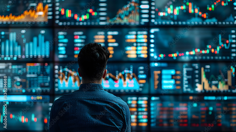 Photo Realistic Analyst Profile with Vendor Evaluation Charts for Data Driven Business and Analytics Ads in Stock Photo Concept Photo Realistic Analyst Profile with Vendor Evaluation Charts for Data Driven Business and Analytics Ads in Stock Photo Concept