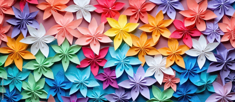 Hands grasping delicate origami stars with copy space image. Hands grasping delicate origami stars with copy space image.