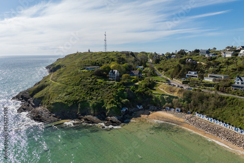 Cap Carteret (Barneville Carteret) captured with a drone