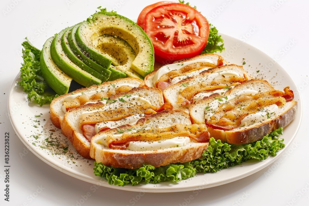 Scrumptious California BLT with Ripe Tomato and Creamy Mayo Scrumptious California BLT with Ripe Tomato and Creamy Mayo