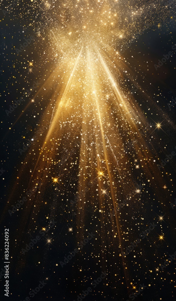 Magical Winter Night Sky: Twinkling Christmas Lights Reflected on Water. Magical Winter Night Sky: Twinkling Christmas Lights Reflected on Water.
