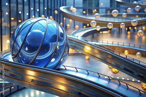 abstract background with balls