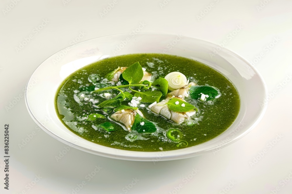 Aromatic Sea Bass and Herb Broth with Fresh Mexican Herbs Aromatic Sea Bass and Herb Broth with Fresh Mexican Herbs