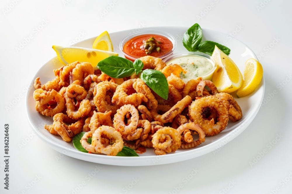 Crispy Golden Squid Delight with Smoked Jalapeno Aioli Crispy Golden Squid Delight with Smoked Jalapeno Aioli
