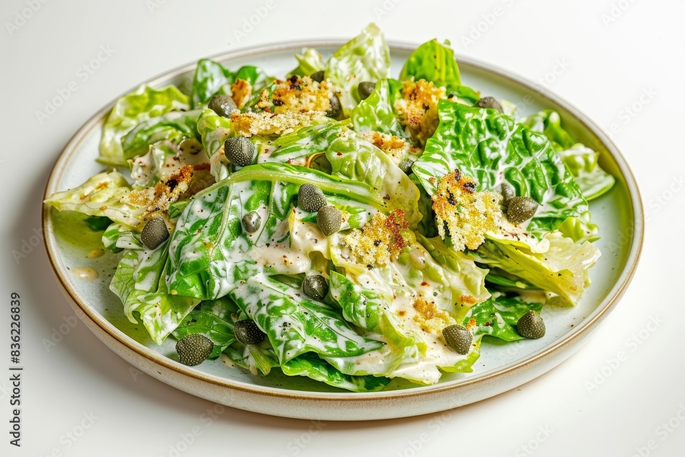 Rich and Creamy Caesar Salad with Umami Anchovy Dressing Rich and Creamy Caesar Salad with Umami Anchovy Dressing
