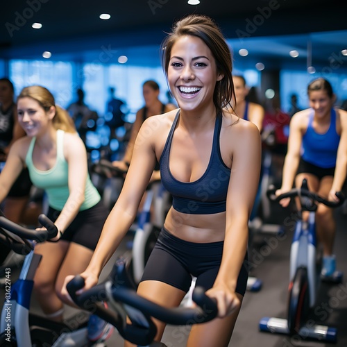 Joy in Motion: A Vibrant Spin Class Experience