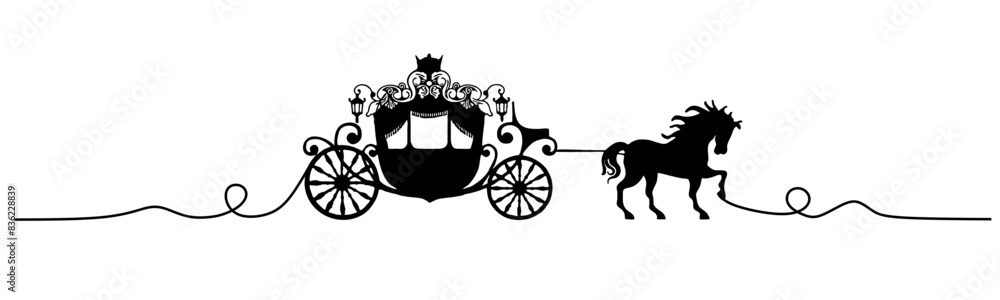 cinderella carriage silhouette
cinderella carriage silhouette