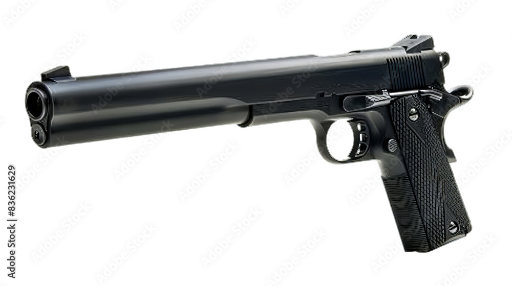 gun isolated on white gun isolated on white