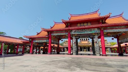 Wat Dhammakatanyu (Xian Lo Dai Tien Gong) It is a beautiful Chinese temple which is so peaceful in bangpu samutprakarn thailand  photo