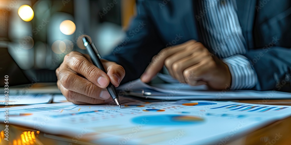 interest rates and dividends, Business people calculate and higher graphs and percentages investment returns, stock return income, retirement Compensation fund, investment, investment growth dividend interest rates and dividends, Business people calculate and higher graphs and percentages investment returns, stock return income, retirement Compensation fund, investment, investment growth dividend