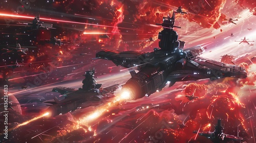 Fototapeta Naklejka Na Ścianę i Meble -  space war