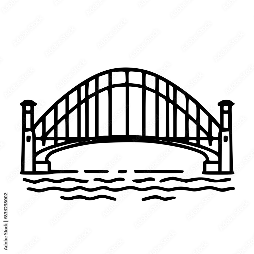 Bridge icon, architecture icon, transportation icon, construction icon, building icon, travel icon, business icon, industry icon, industrial icon, railway icon, pillar icon, urban icon, drawbridge