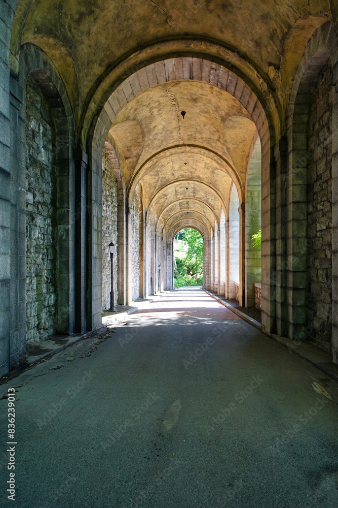 Fort Tryon Park is a public park located in the Washington Heights and Inwood neighborhoods of the borough of Manhattan in New York City. Fort Tryon Park is a public park located in the Washington Heights and Inwood neighborhoods of the borough of Manhattan in New York City.