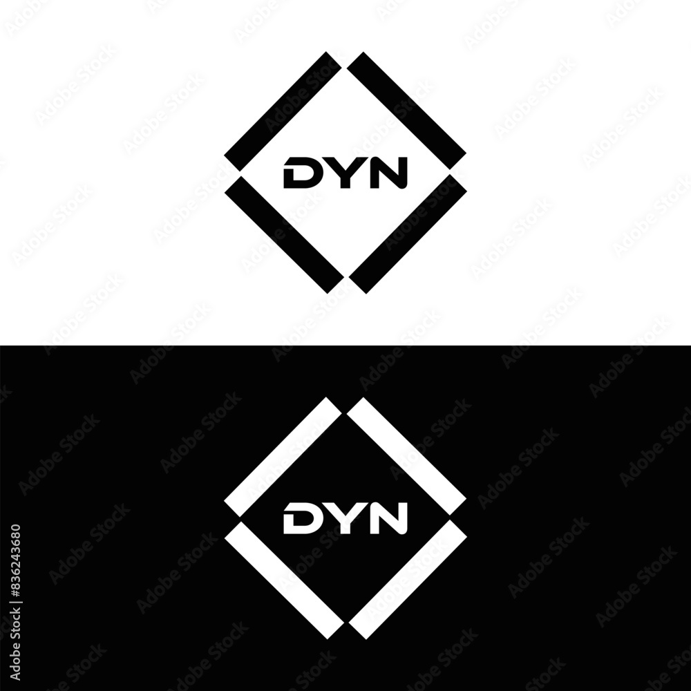 Obraz premium DYU logo. D Y U design. White DYU letter. DYU, D Y U letter logo design. D Y U letter logo design in FIVE, FOUR, THREE, style. letter logo set in one artboard. D Y U letter logo vector design.