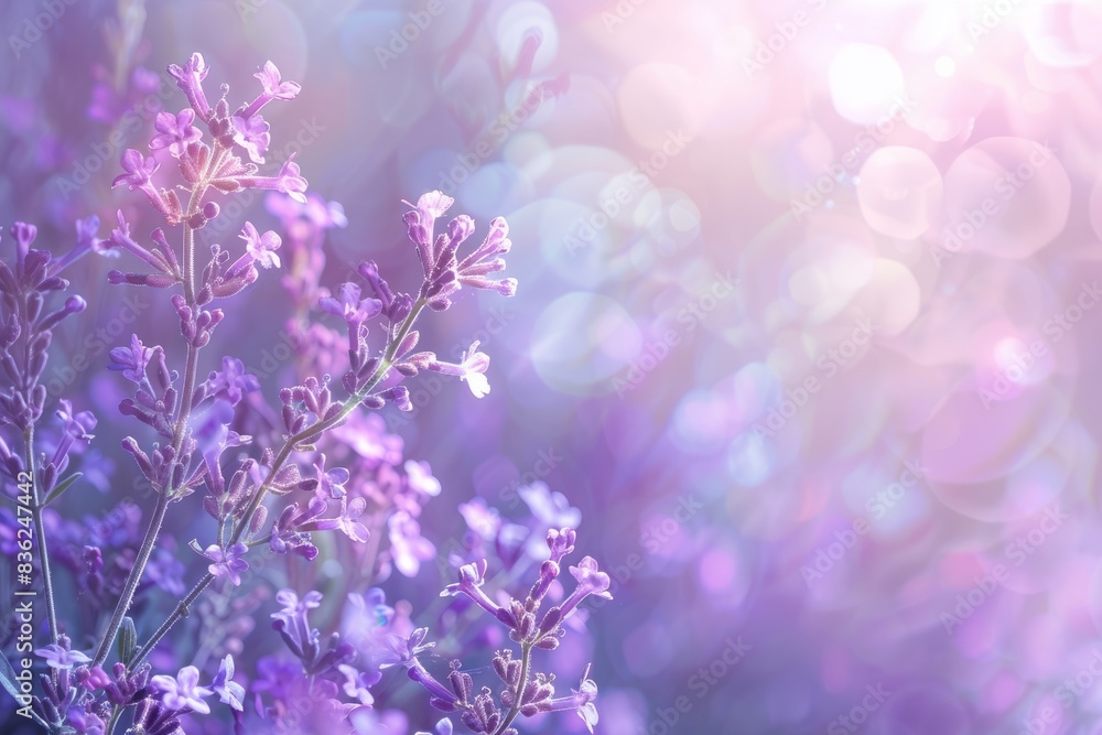 purple dandelions in the fields under the sun, geneative ai purple dandelions in the fields under the sun, geneative ai