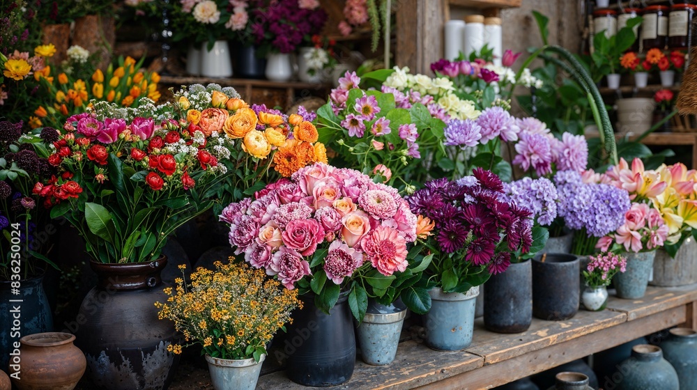 flowers in pots flowers in pots
