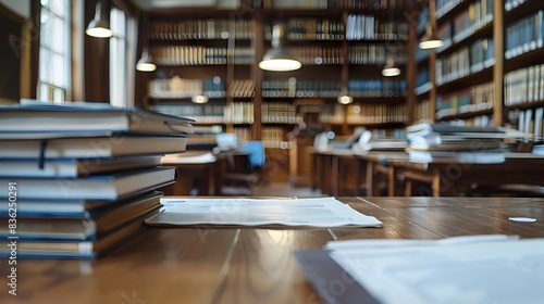 Wallpaper Mural Blurred University Faculty Office: A Haven of Scholarly Pursuits Torontodigital.ca