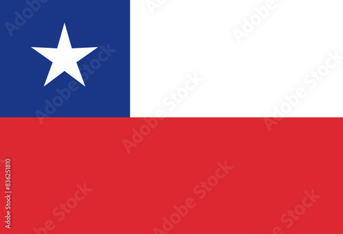 Chilean flag illustrator country flags
