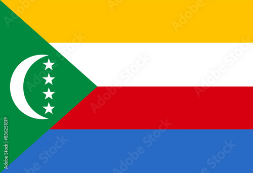 Free Download Comoros  flag illustrator country flags - GFXLoad
