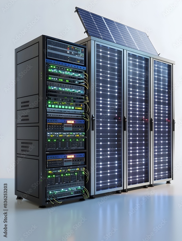 SolarPowered IT Equipment A D Rendering of Innovative Technology SolarPowered IT Equipment A D Rendering of Innovative Technology