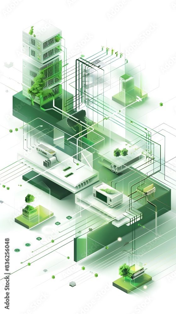 of Green Network Infrastructure Diagram of Green Network Infrastructure Diagram