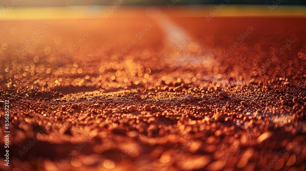 Baseball Field in Sharp Focus: A Summer's Afternoon of Endless Possibilities Baseball Field in Sharp Focus: A Summer's Afternoon of Endless Possibilities