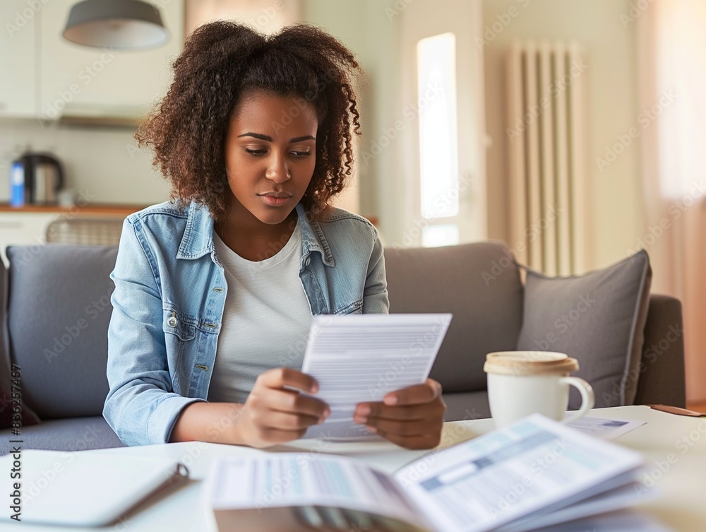 woman busy paying bills online on computer calculating household finances or taxes, make payment on laptop woman busy paying bills online on computer calculating household finances or taxes, make payment on laptop