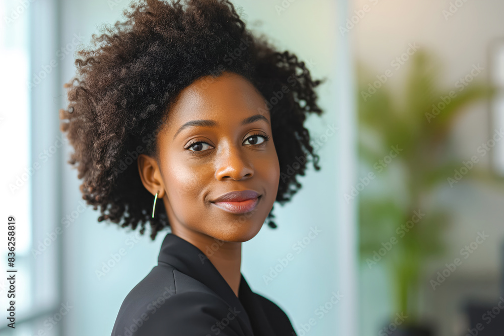 Portrait of a beautiful black business woman Portrait of a beautiful black business woman