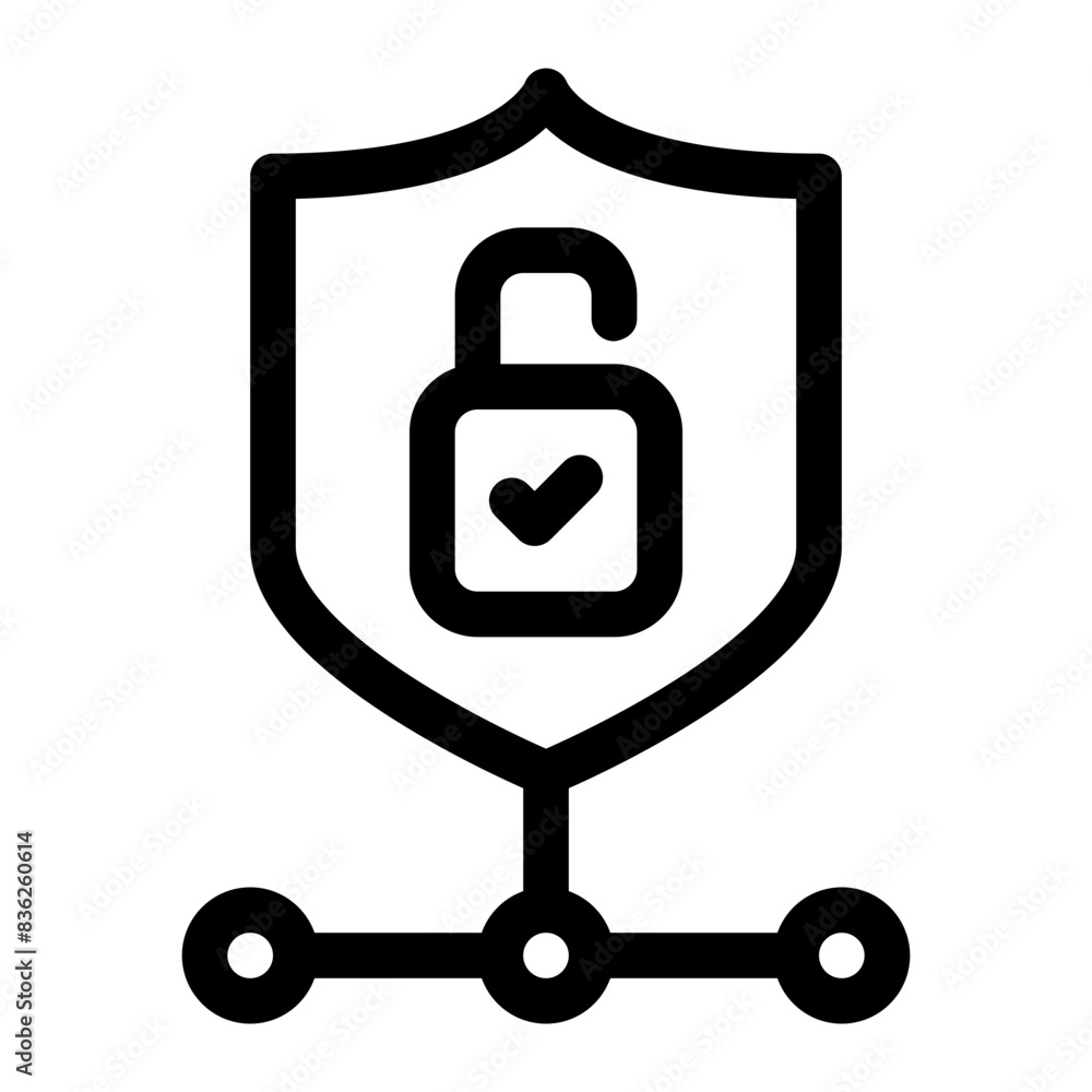 Privacy security server icon Privacy security server icon