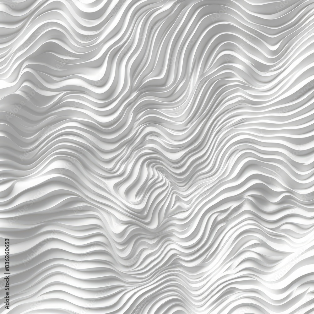 waves in white and gray used as background waves in white and gray used as background