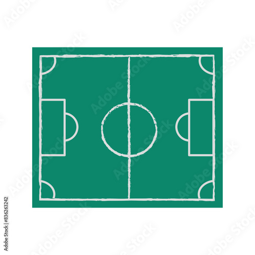 Football field icon clipart avatar logotype isolated vector illustration photo