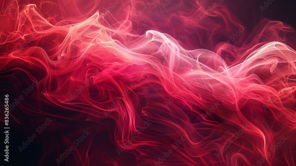 A red and purple smokey background with a red and orange flame A red and purple smokey background with a red and orange flame