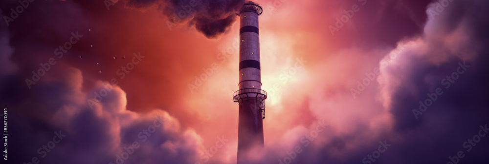 Obraz premium Industrial environment scenario
