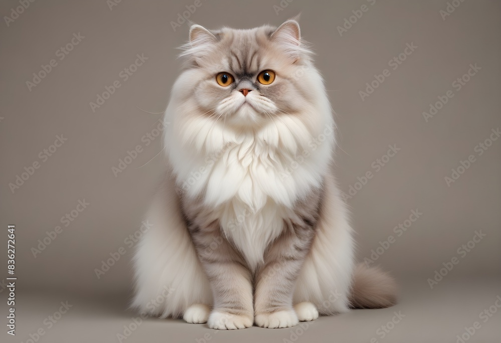 Fototapeta premium Persian cat, isolated png white