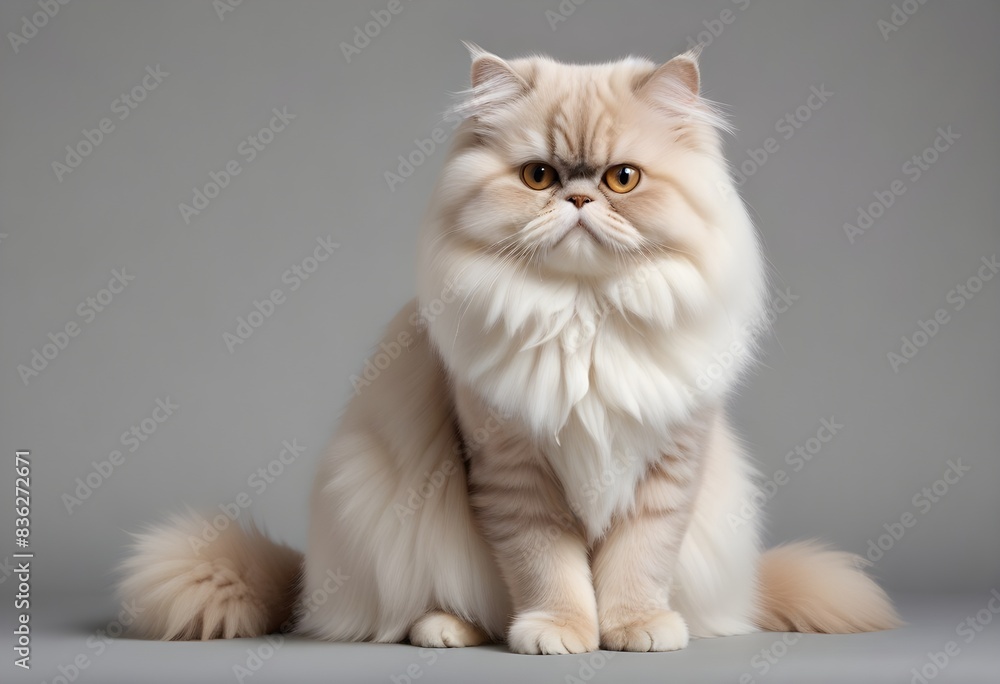 Fototapeta premium Persian cat, isolated png white