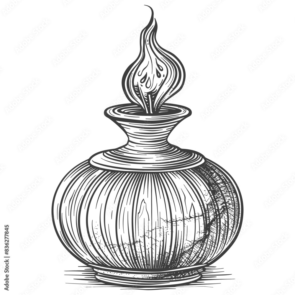 diffuser with engraving style black color only diffuser with engraving style black color only