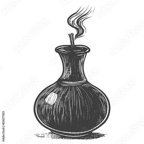 diffuser with engraving style black color only