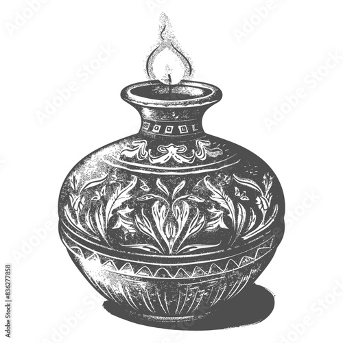 diffuser with engraving style black color only