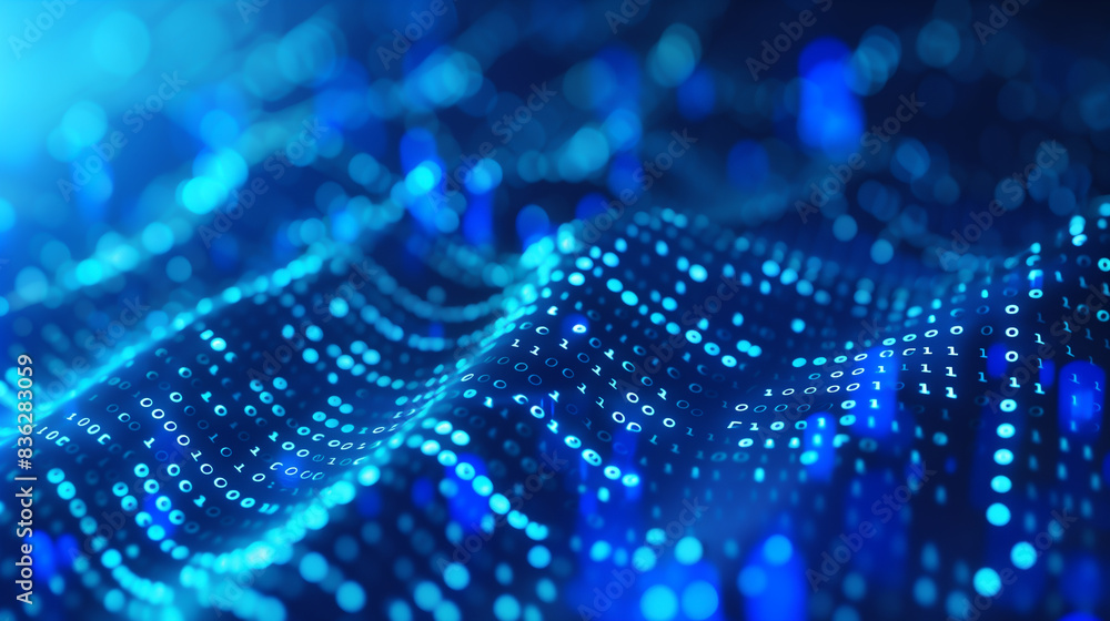 Binary tech abstract background Binary tech abstract background