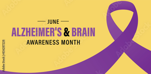 Alzheimer's and Brain awareness month is observed every year in June.