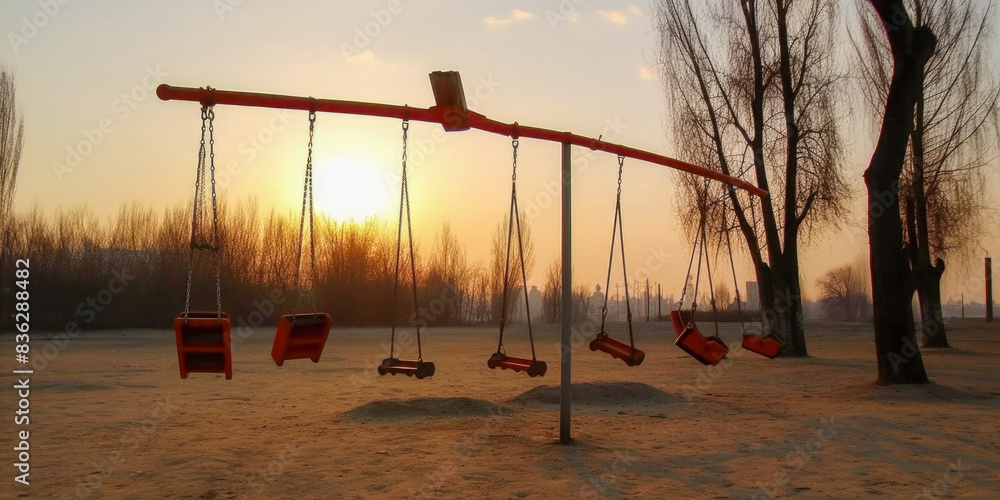 Fototapeta premium Outdoor park activity