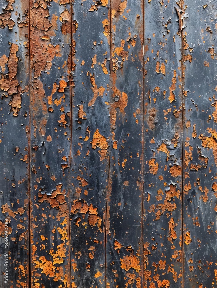 Fototapeta premium Grunge rusted metal texture, rust and oxidized metal background Old metal iron panel
