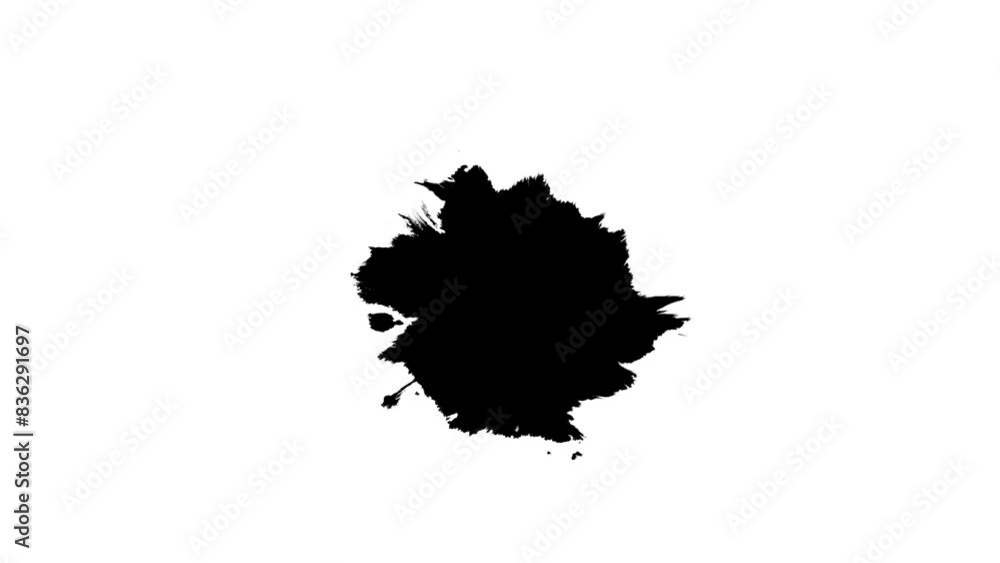 animated video of splashes of black ink liquid animated video of splashes of black ink liquid