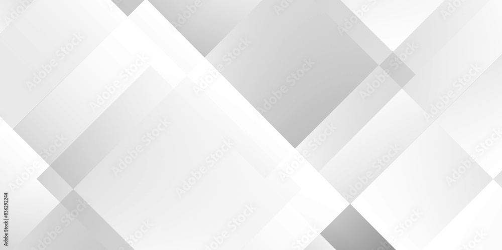 Abstract white and grey background with diamond and square triangle shapes layered in modern abstract pattern design, White color technology concept geometric line vector background.
Abstract white and grey background with diamond and square triangle shapes layered in modern abstract pattern design, White color technology concept geometric line vector background.