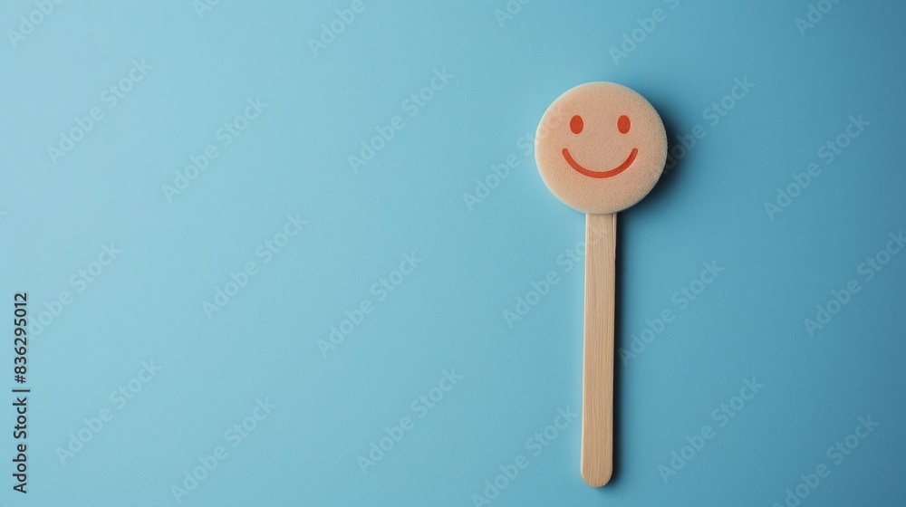 Friendly Tongue Depressor Cartoon Illustration for Children's Medical Content Friendly Tongue Depressor Cartoon Illustration for Children's Medical Content