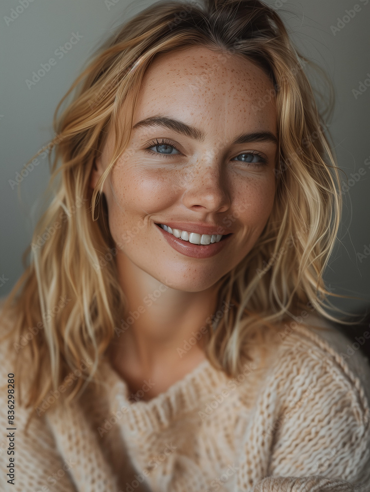 Naklejka premium Young blond woman 