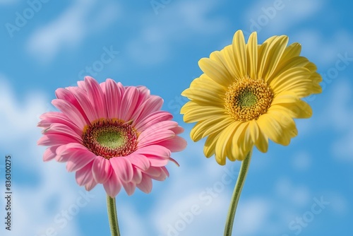 Majestic Sunflower Illuminating Azure Horizons