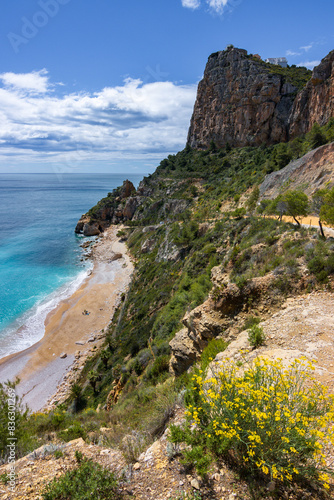 Moraig beach near Benitachell in Alicante (Spain)