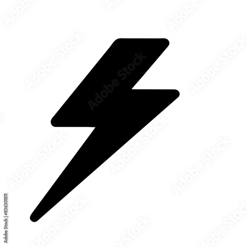 High-Quality Vector Lightning Bolt Icon for Energy and Power Concepts