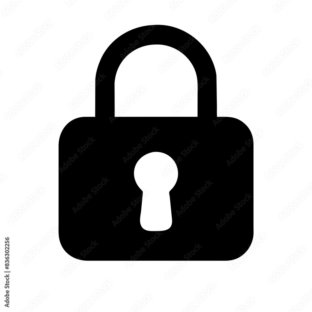 Vector illustration of an unlocked lock symbolizing security and access Vector illustration of an unlocked lock symbolizing security and access